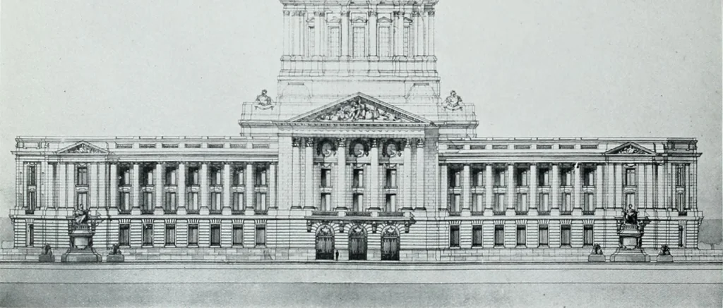 An illustration from Building and industrial news, 1914, leaf 103