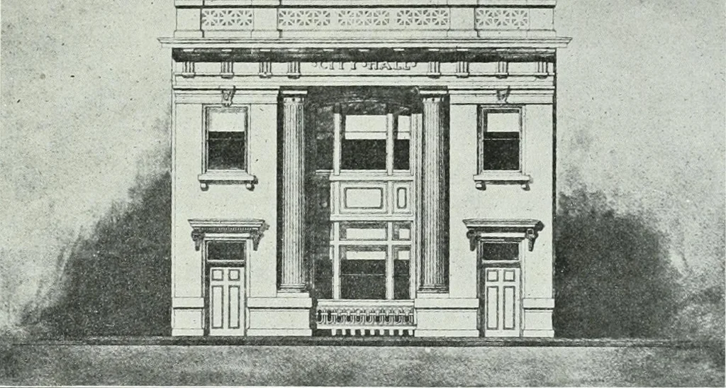 An illustration from Building and industrial news, 1914, leaf 1040