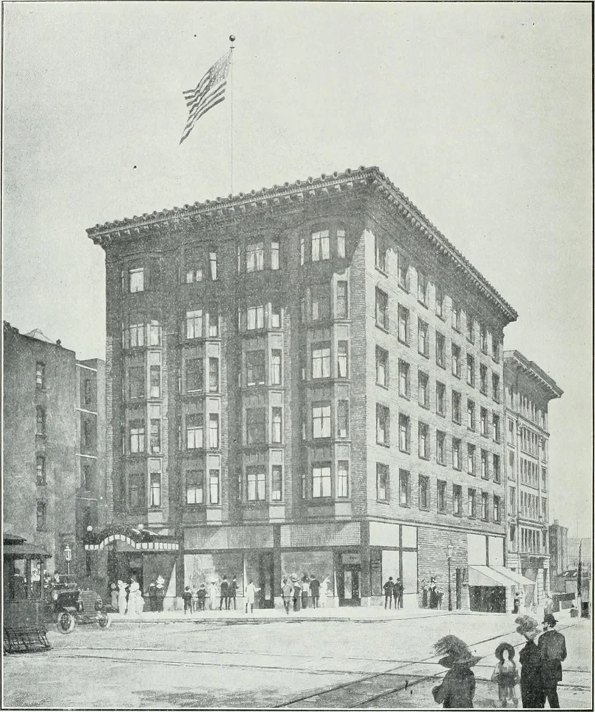 An illustration from Building and industrial news, 1914, leaf 1077