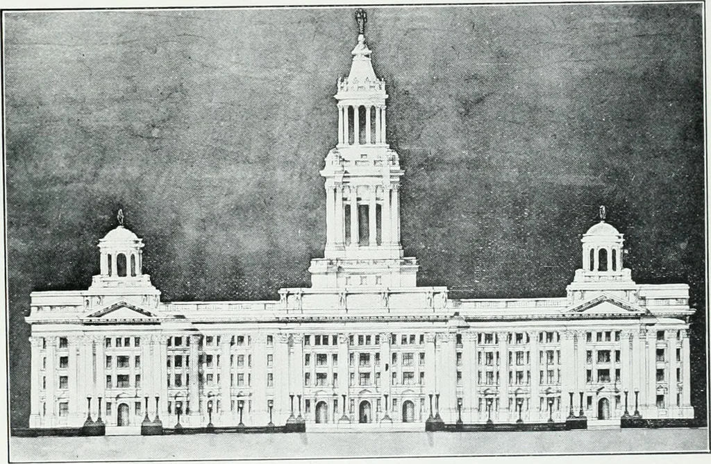 An illustration from Building and industrial news, 1914, leaf 136