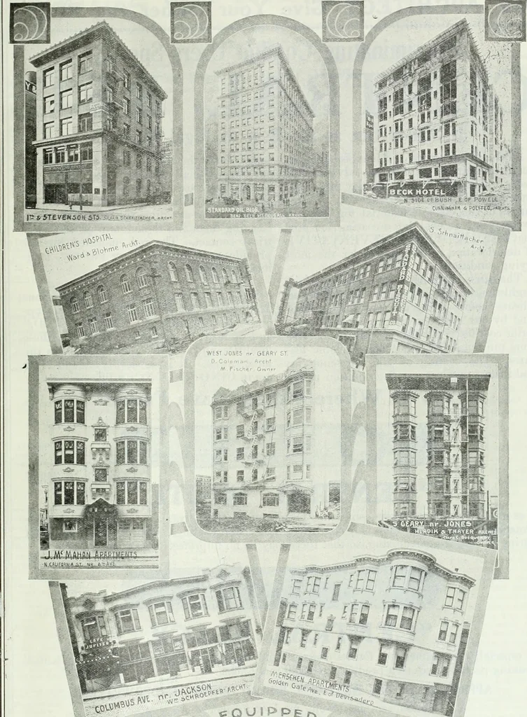 An illustration from Building and industrial news, 1914, leaf 282