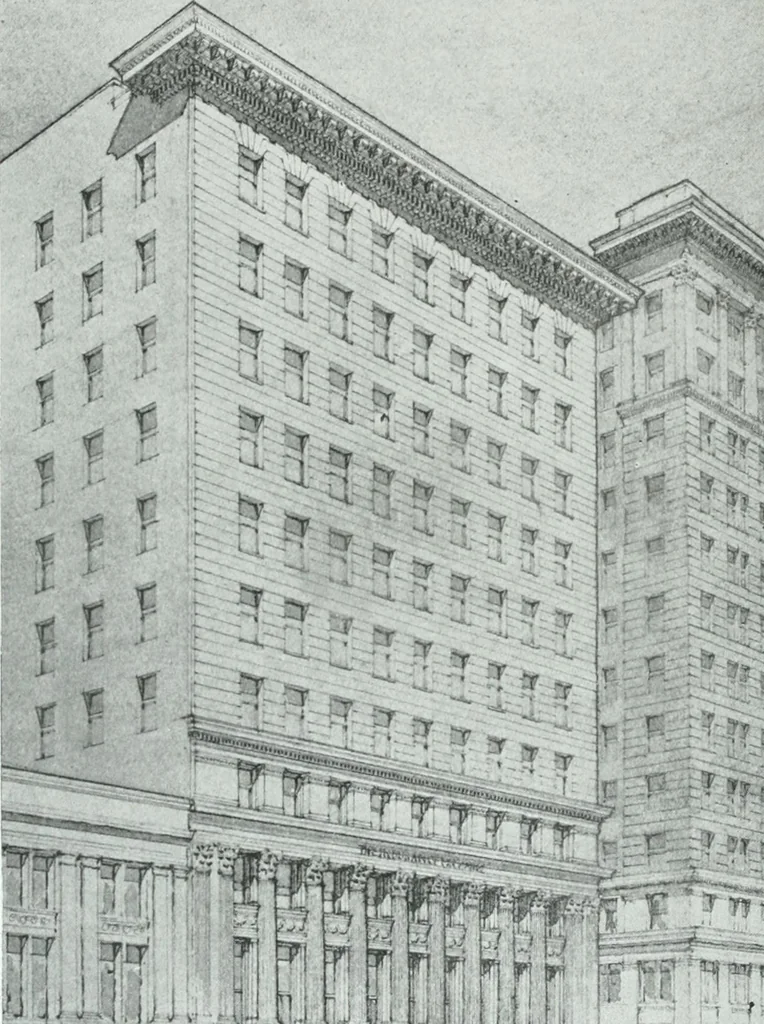 An illustration from Building and industrial news, 1914, leaf 583