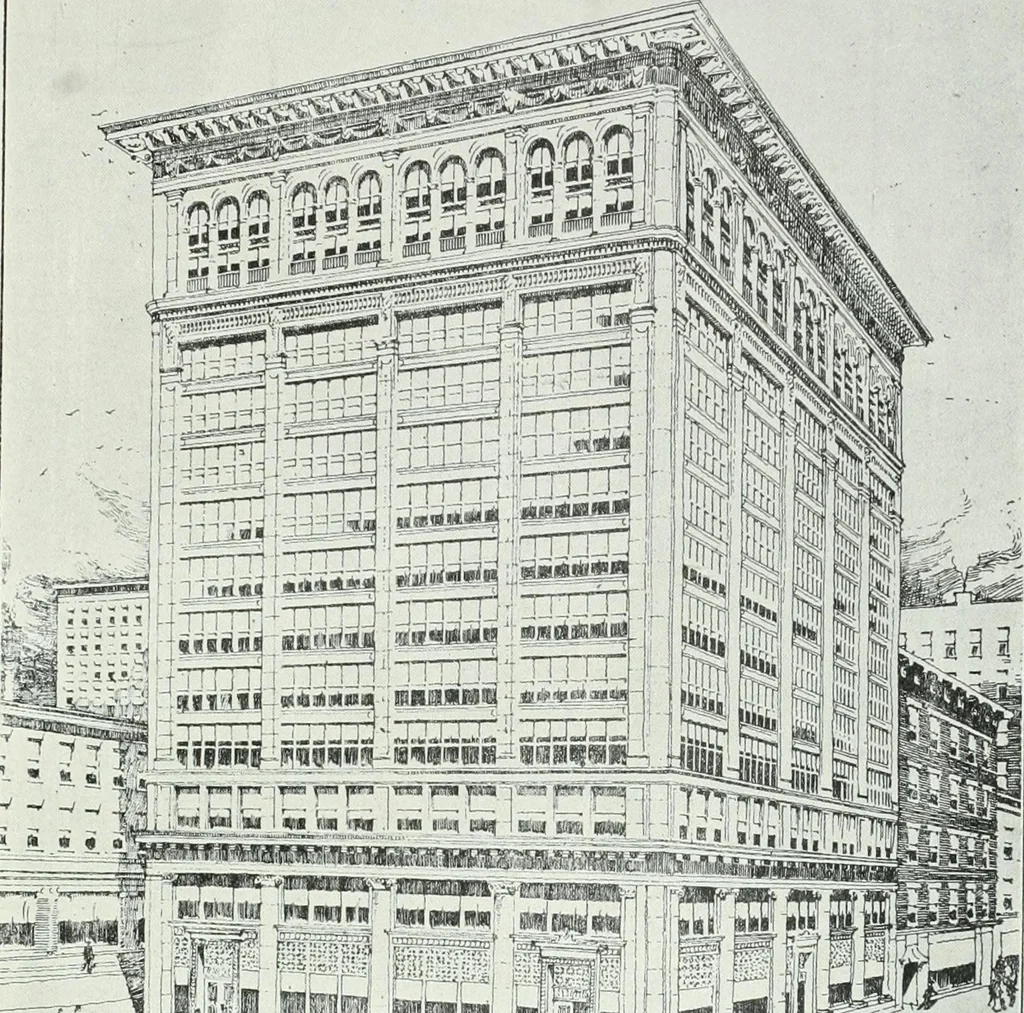 An illustration from Building and industrial news, 1914, leaf 698