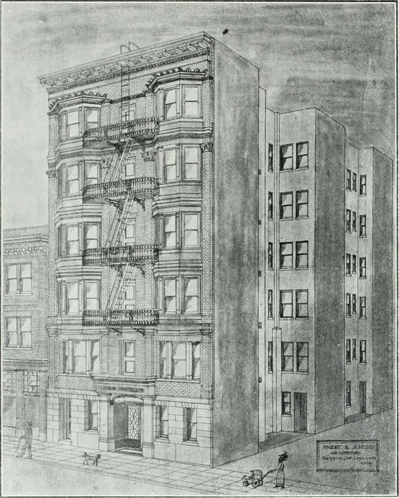 An illustration from Building and industrial news, 1914, leaf 735