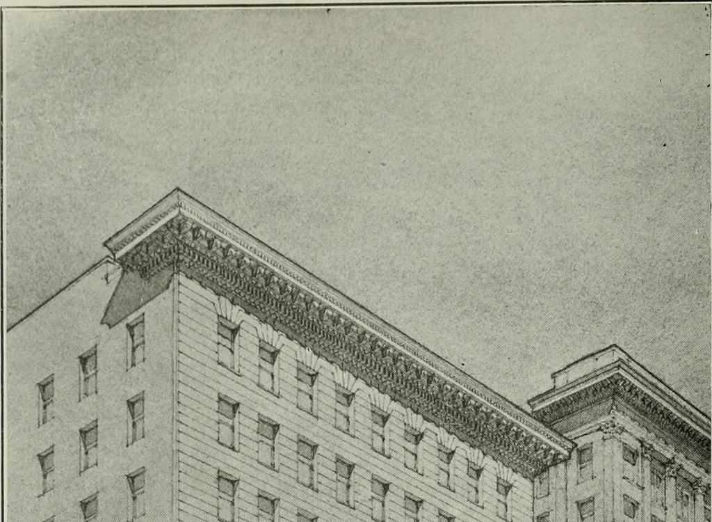 An illustration from Building and industrial news, 1914, leaf 725