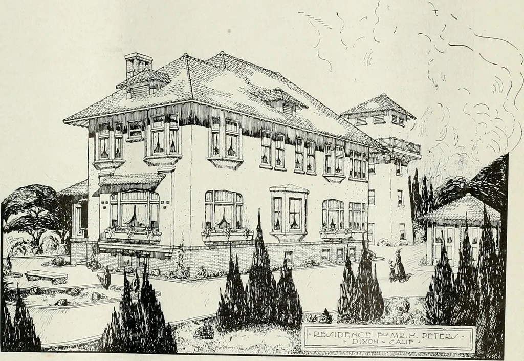 An illustration from Building and industrial news, 1914, leaf 1058