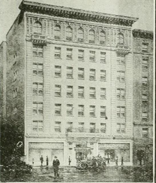 An illustration from Building and industrial news, 1914, leaf 1086
