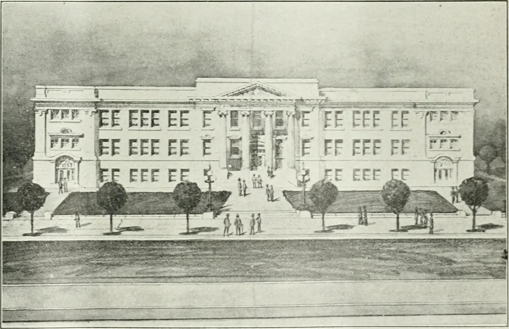 An illustration from Building and industrial news, 1914, leaf 1164