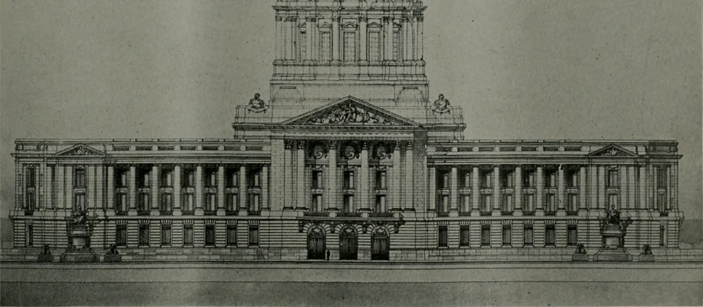 An illustration from Building and industrial news, 1914, leaf 142