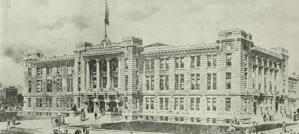 An illustration from Building and industrial news, 1914, leaf 1442