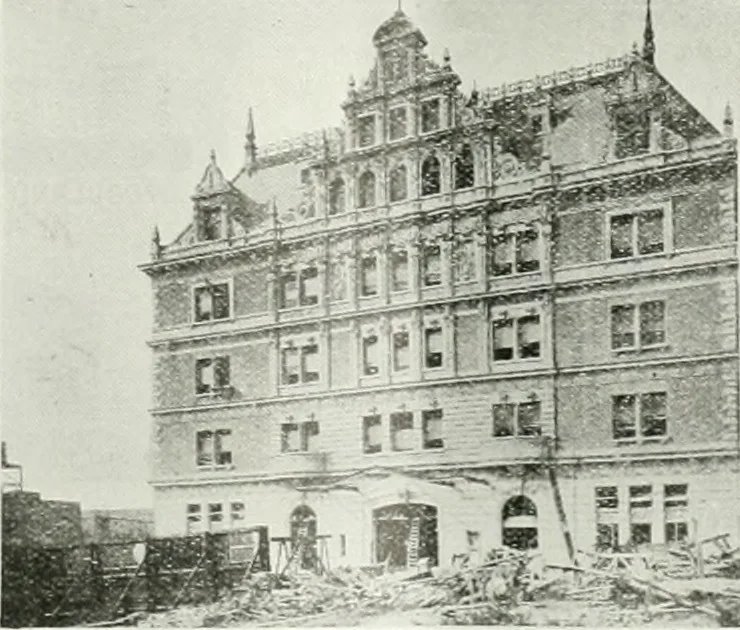 An illustration from Building and industrial news, 1914, leaf 548