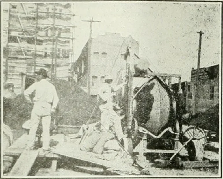 An illustration from Building and industrial news, 1914, leaf 579