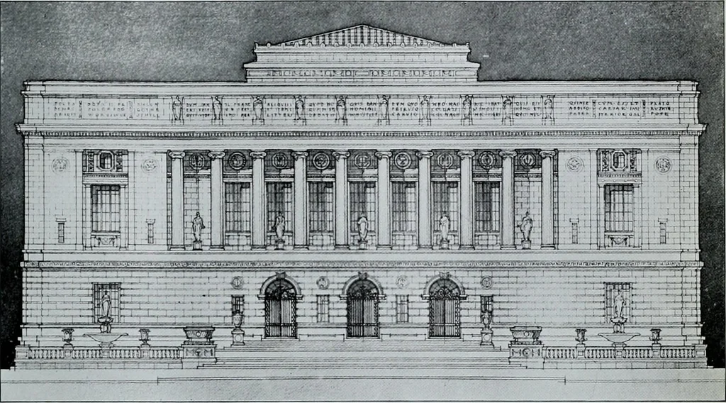 An illustration from Building and industrial news, 1914, leaf 1028