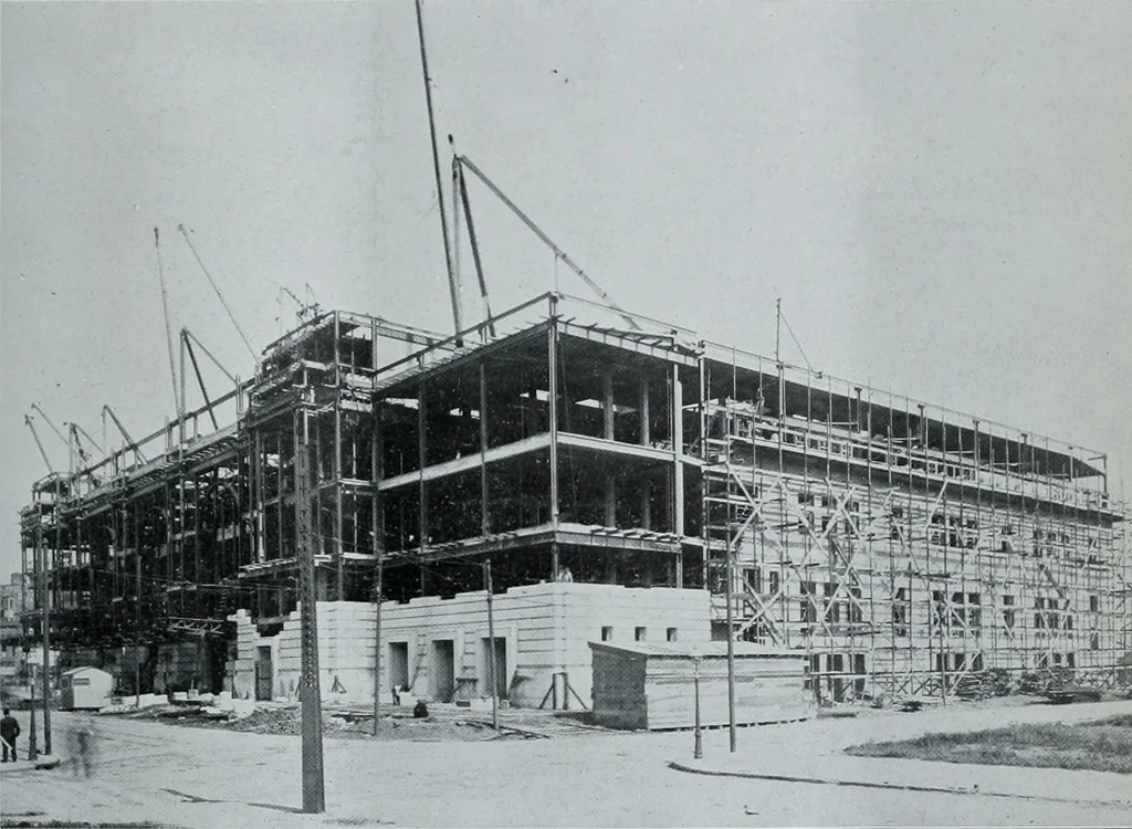 An illustration from Building and industrial news, 1914, leaf 1088