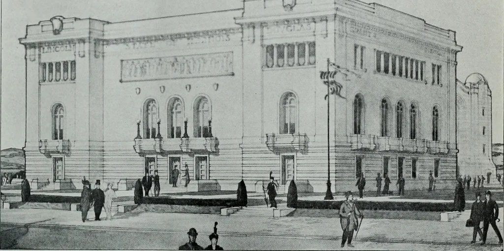 An illustration from Building and industrial news, 1914, leaf 1250