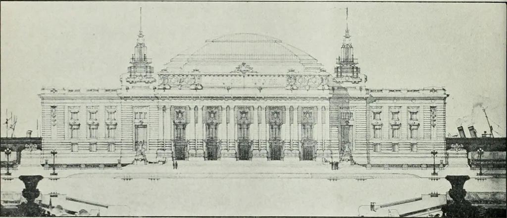An illustration from Building and industrial news, 1914, leaf 1361