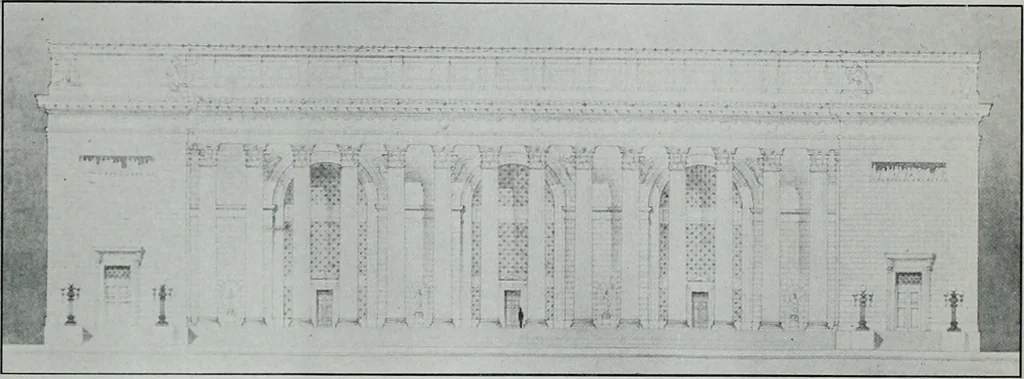 An illustration from Building and industrial news, 1914, leaf 1364