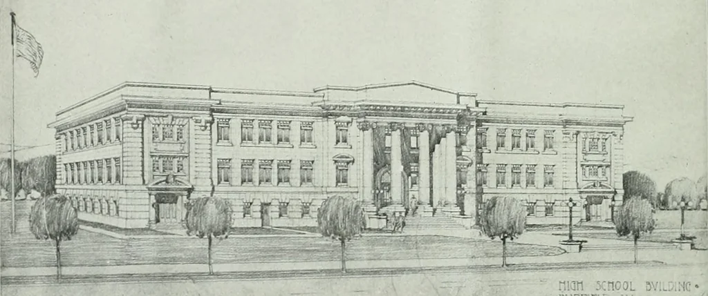 An illustration from Building and industrial news, 1914, leaf 141