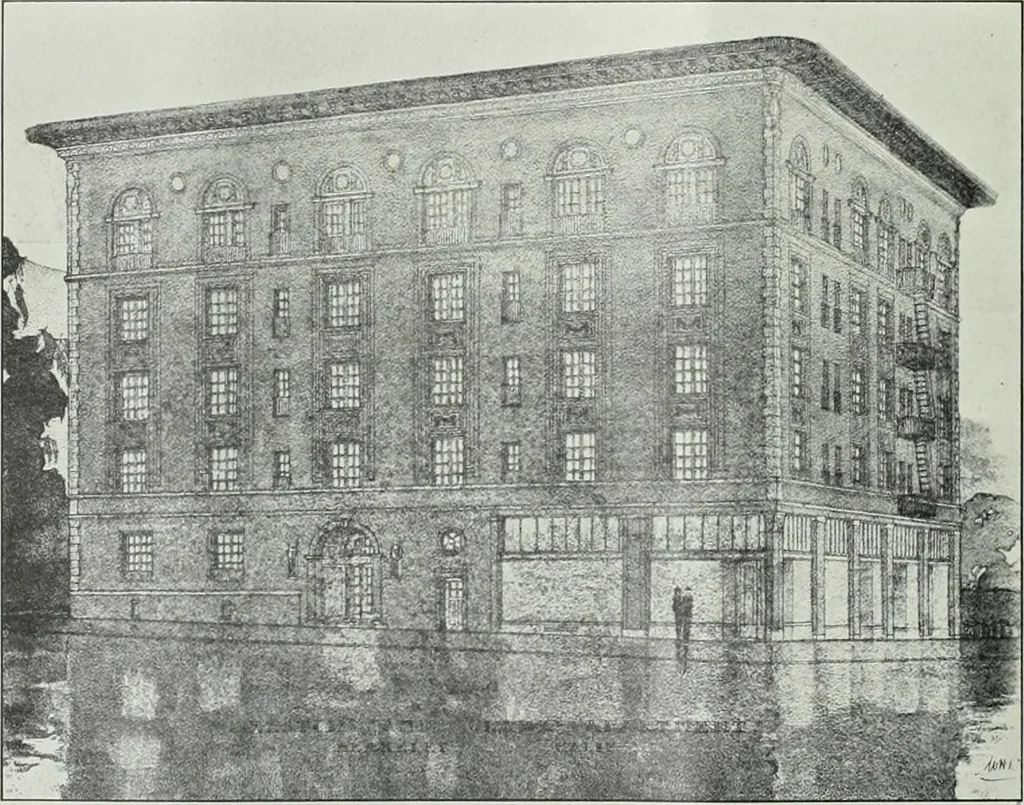 An illustration from Building and industrial news, 1914, leaf 685