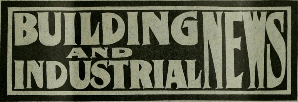 An illustration from Building and industrial news, 1914, leaf 322