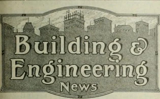 An illustration from Building and industrial news, 1914, leaf 880