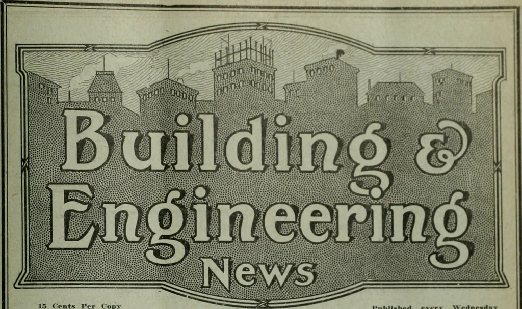 An illustration from Building and industrial news, 1914, leaf 912