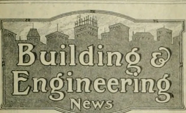 An illustration from Building and industrial news, 1914, leaf 948
