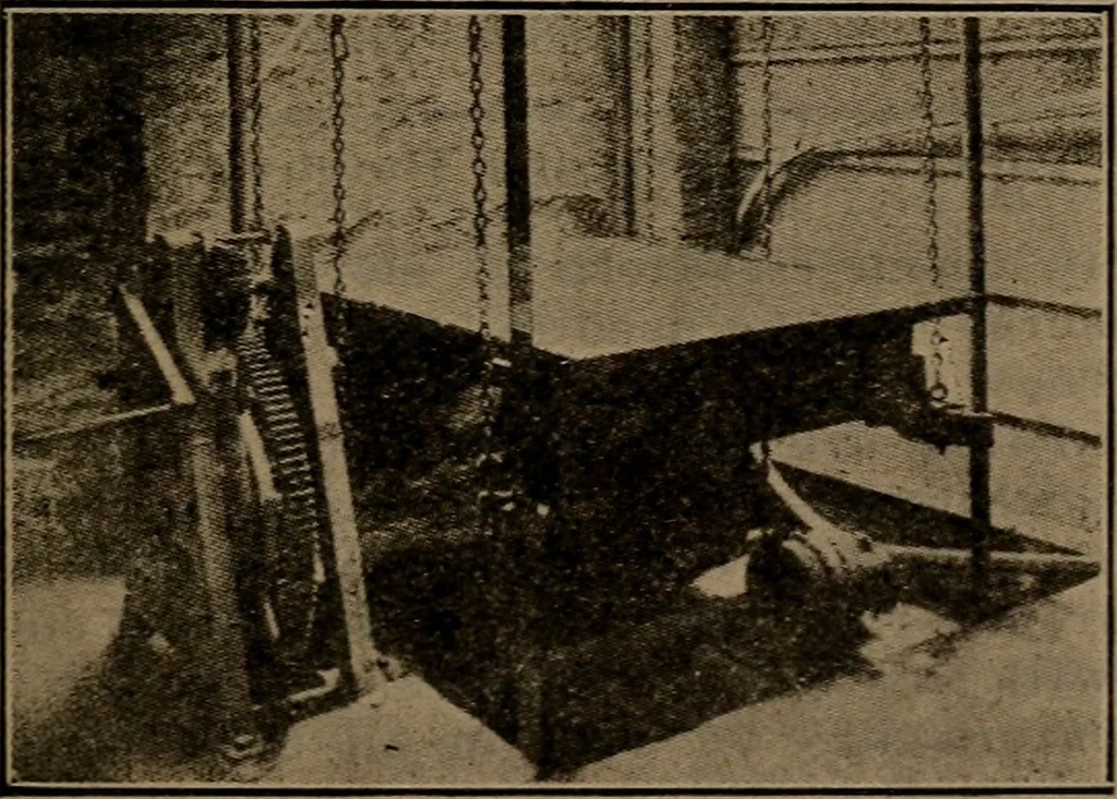 An illustration from The building law and the plumbing law of the City and County of San Francisco : the State Tenement House Act and Ordinance no. 746, Regulating the construction of buildings used as automobile garages, 1910, 1910, leaf 144