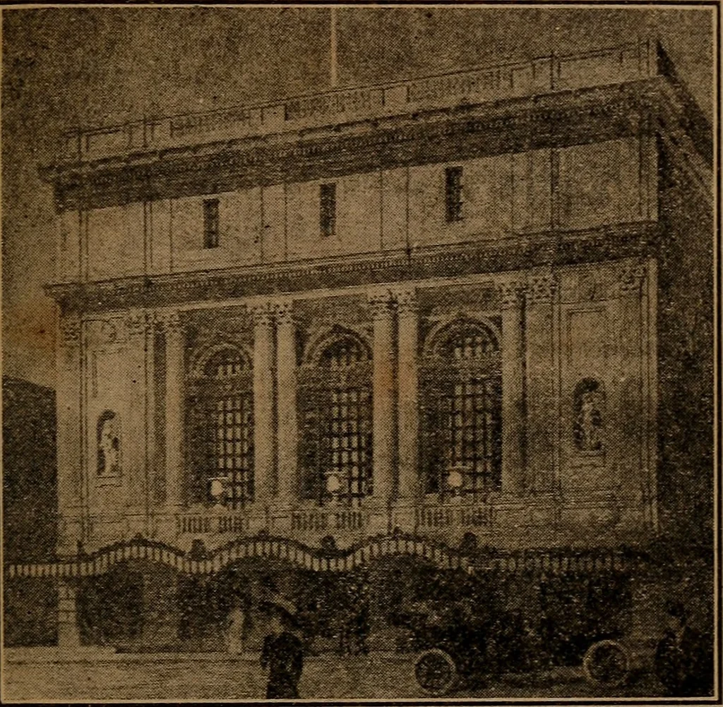 An illustration from The building law and the plumbing law of the City and County of San Francisco : the State Tenement House Act and Ordinance no. 746, Regulating the construction of buildings used as automobile garages, 1910, 1910, leaf 330