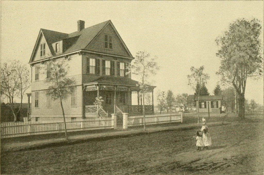 An illustration from Building a nation and where to build ideal American homes, 1891, leaf 28