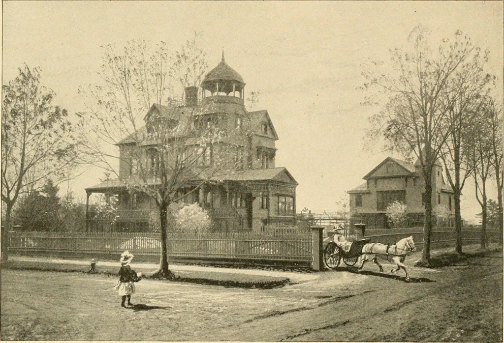 An illustration from Building a nation and where to build ideal American homes, 1891, leaf 37