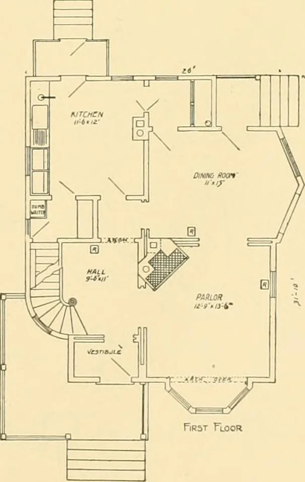 An illustration from Building a nation and where to build ideal American homes, 1891, leaf 40