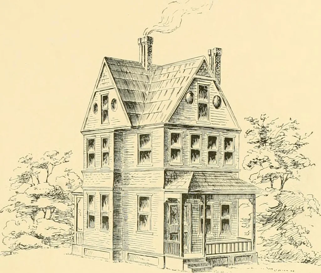 An illustration from Building a nation and where to build ideal American homes, 1891, leaf 44