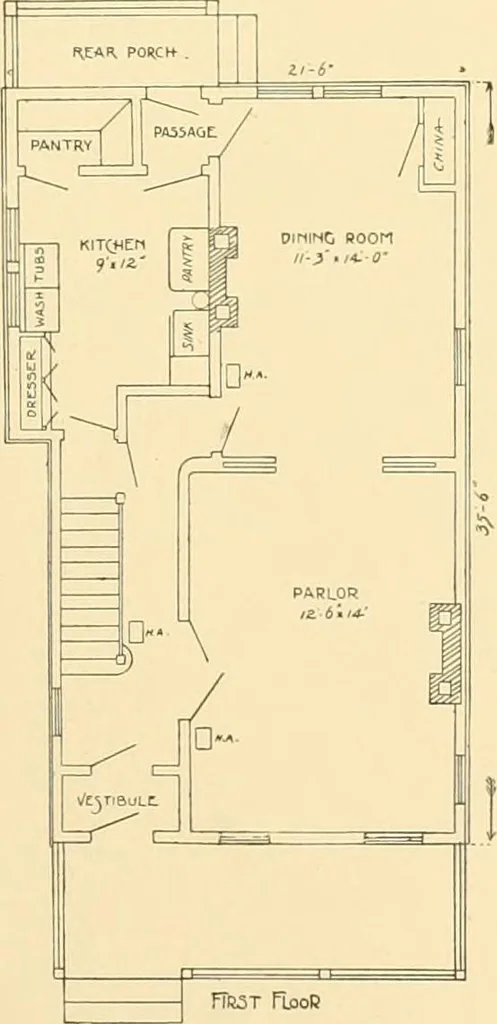 An illustration from Building a nation and where to build ideal American homes, 1891, leaf 44