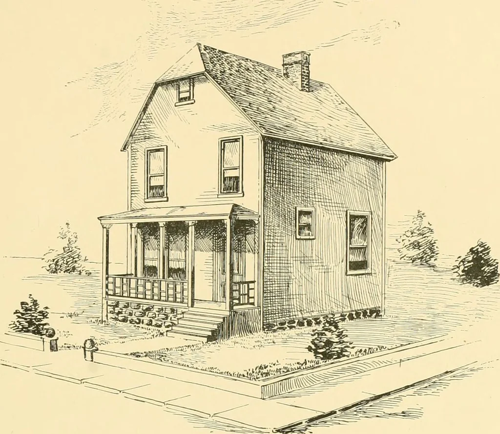 An illustration from Building a nation and where to build ideal American homes, 1891, leaf 46