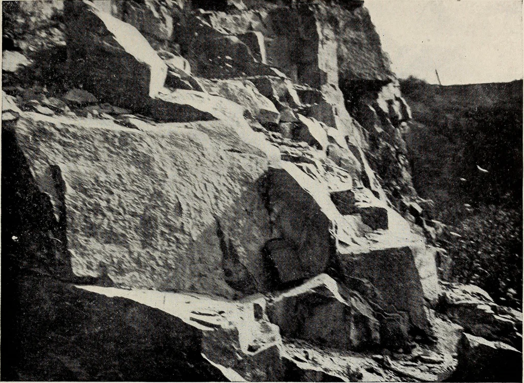 An illustration from The building and ornamental stones of North Carolina, 1906, leaf 112
