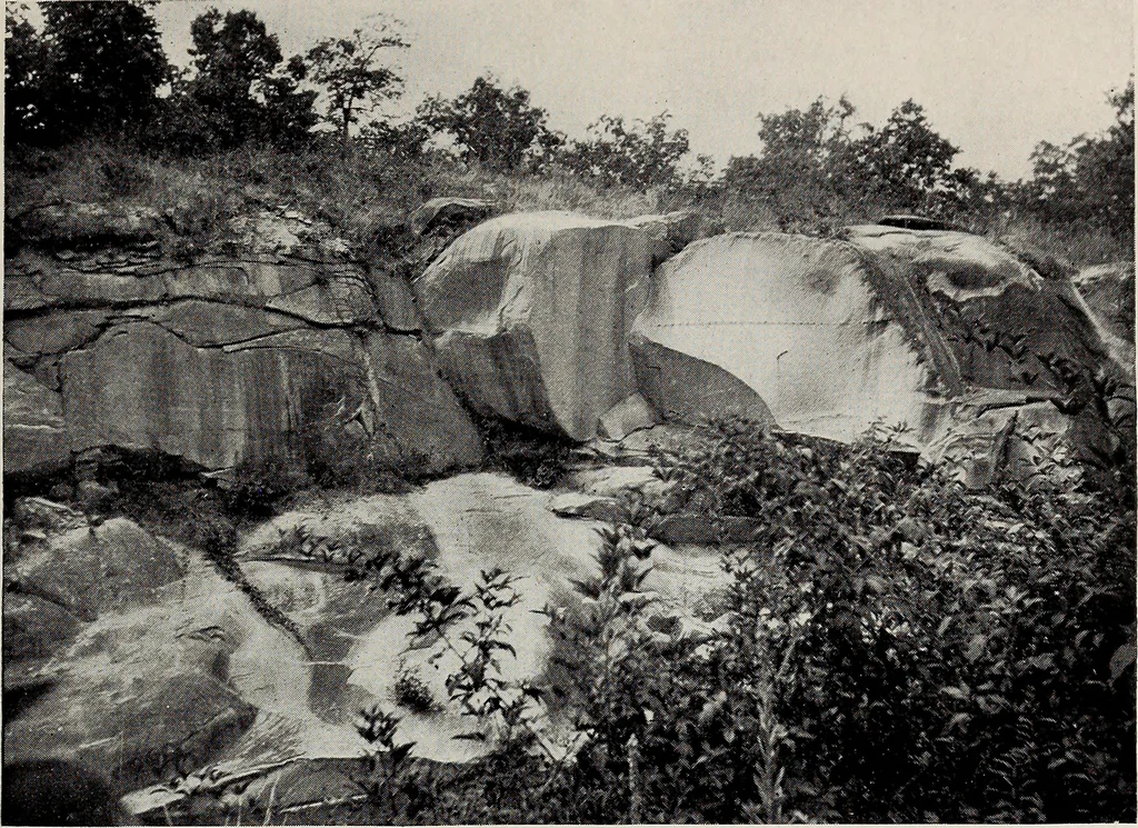 An illustration from The building and ornamental stones of North Carolina, 1906, leaf 130