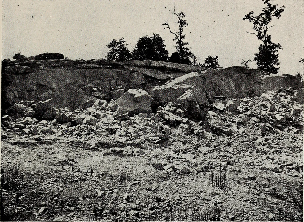 An illustration from The building and ornamental stones of North Carolina, 1906, leaf 144