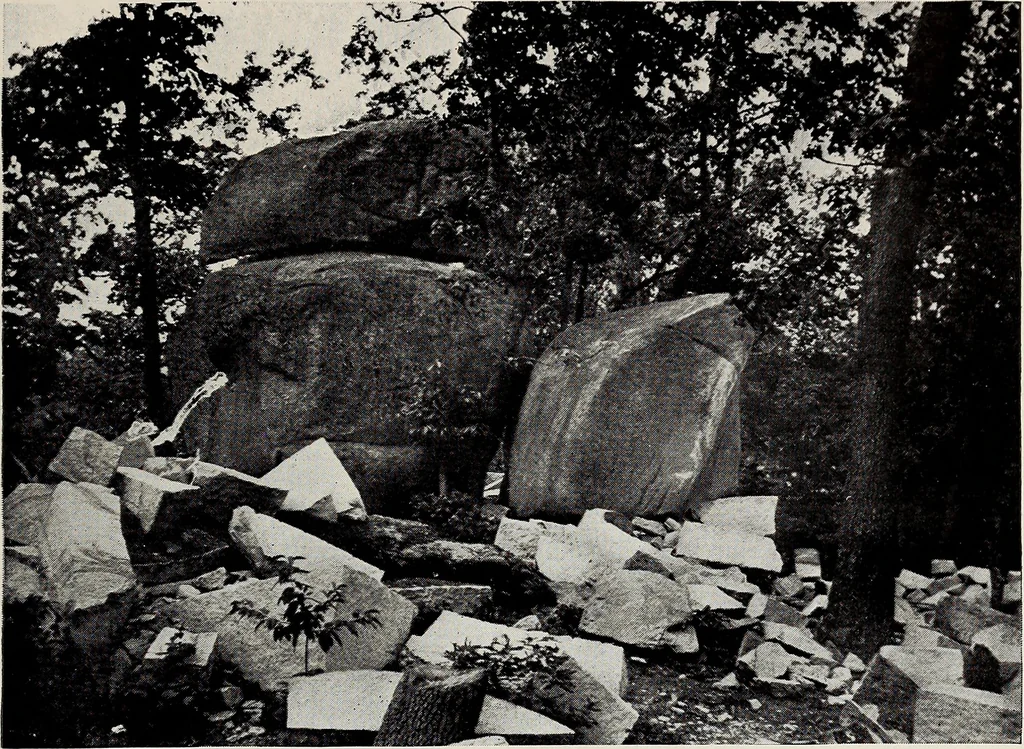 An illustration from The building and ornamental stones of North Carolina, 1906, leaf 154