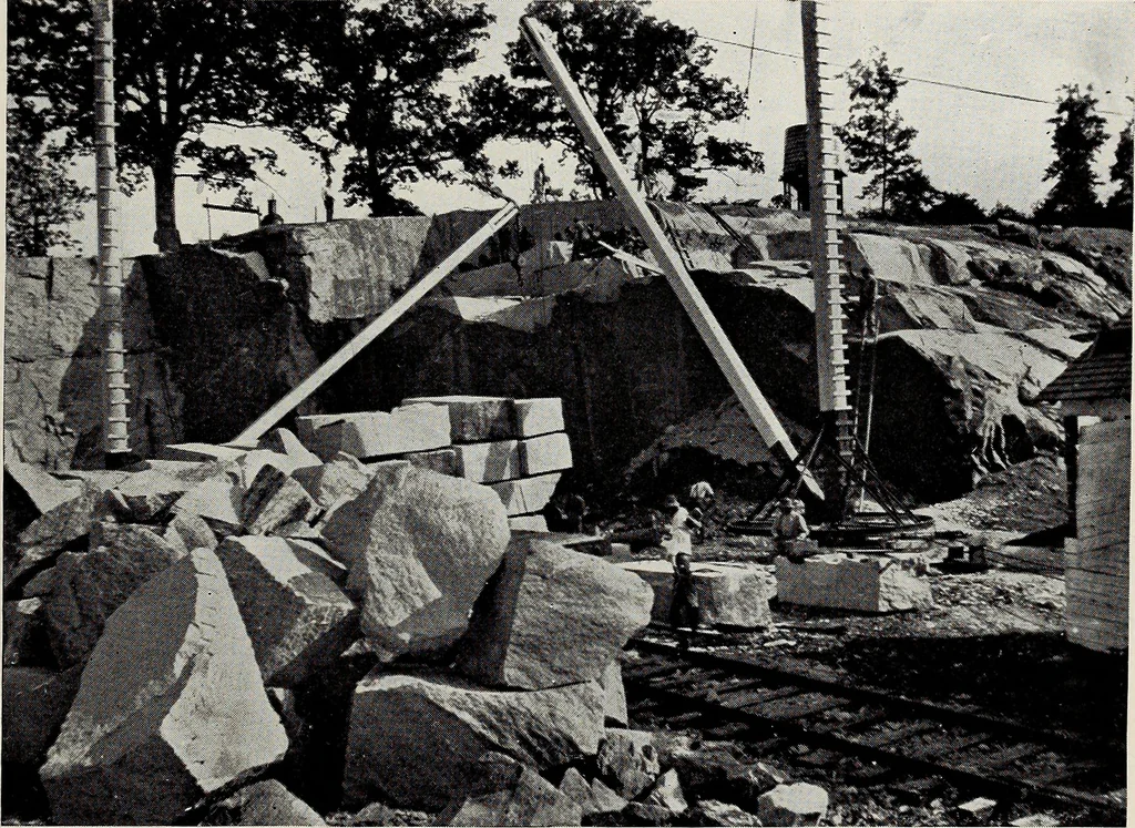 An illustration from The building and ornamental stones of North Carolina, 1906, leaf 158