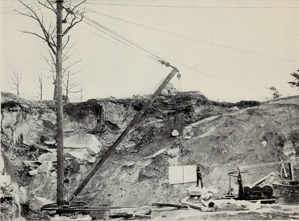 An illustration from The building and ornamental stones of North Carolina, 1906, leaf 170