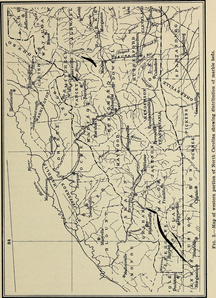 An illustration from The building and ornamental stones of North Carolina, 1906, leaf 272