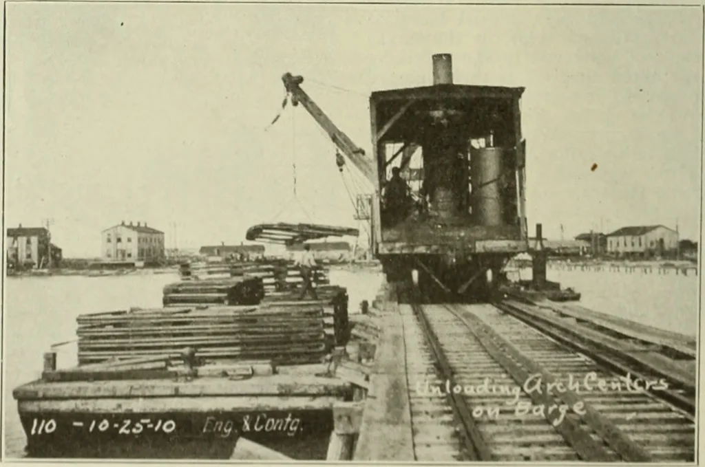An illustration from Buildings, 1922, leaf 105