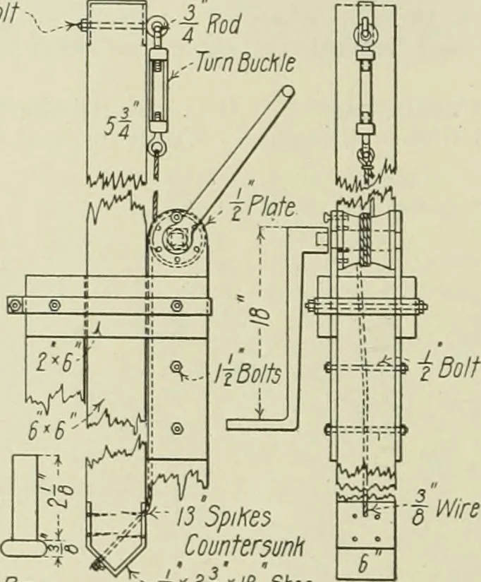 An illustration from Buildings, 1922, leaf 107