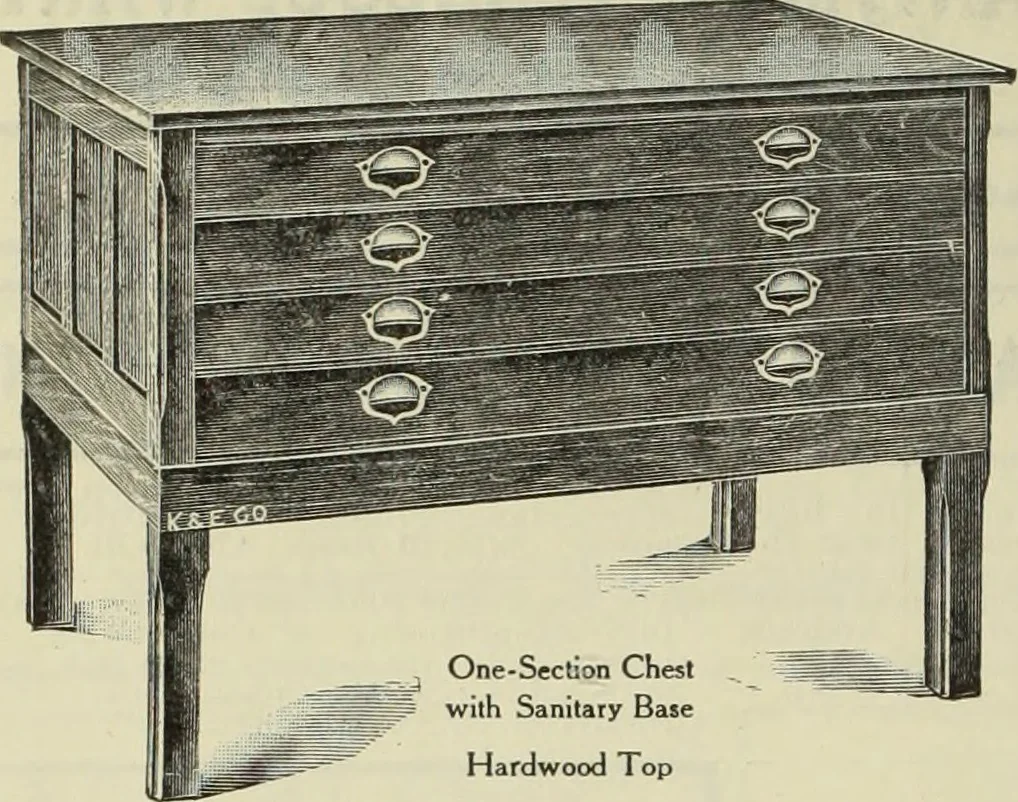 An illustration from Buildings, 1922, leaf 1301