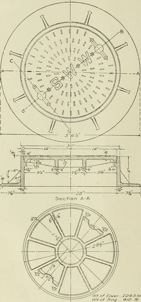 An illustration from Buildings, 1922, leaf 143