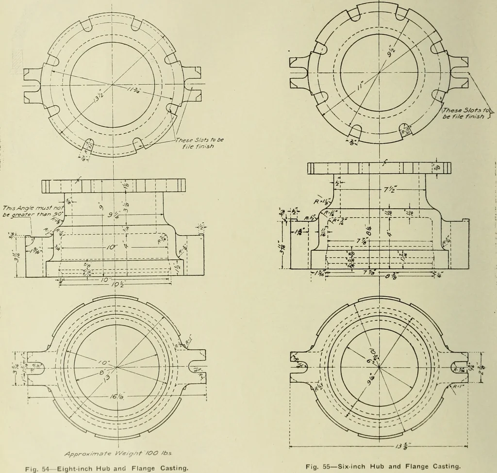 An illustration from Buildings, 1922, leaf 145