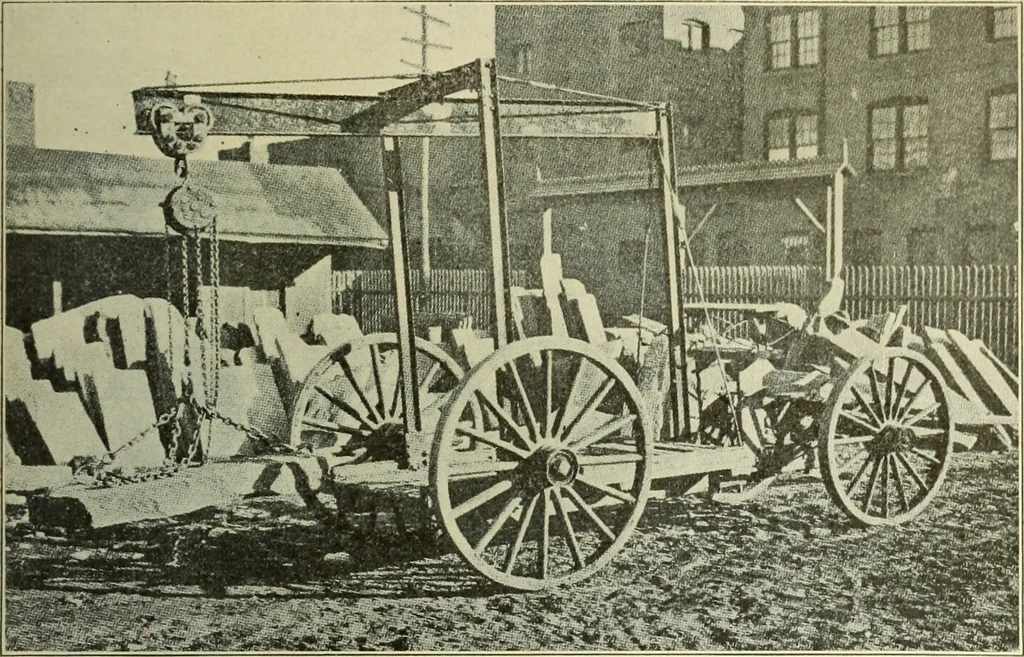 An illustration from Buildings, 1922, leaf 164