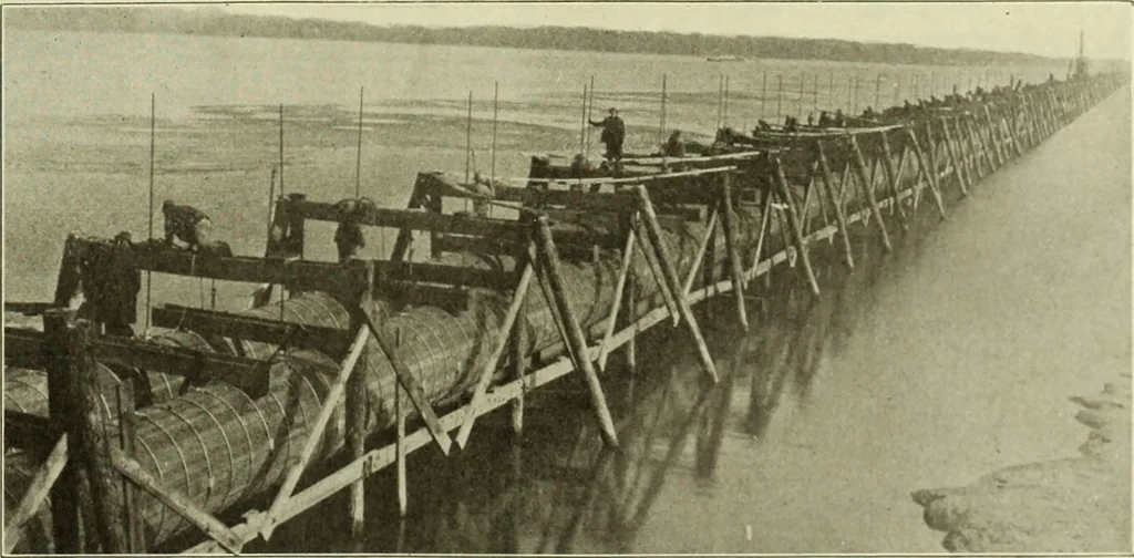 An illustration from Buildings, 1922, leaf 174