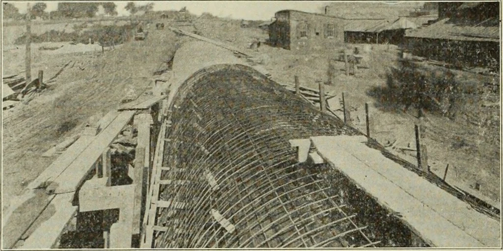 An illustration from Buildings, 1922, leaf 175